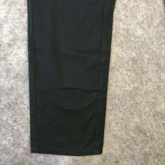 Urban Outfitters Standard Cloth Jeans 36 Mens Jet Black Riding Straight Tapered - Picture 2 of 14